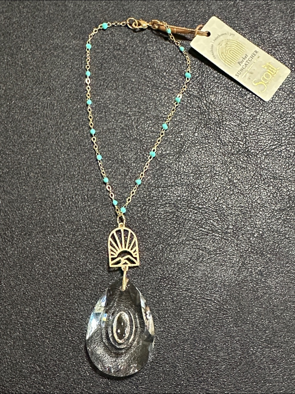 Scout Curated Wears NEW Pocket Crystal Teardrop Suncatcher